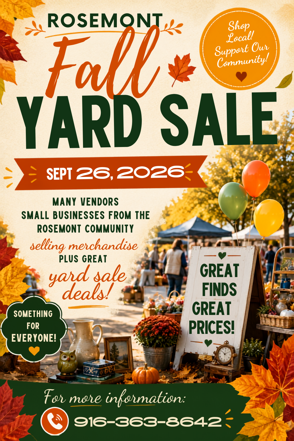 Fall Yard Sale